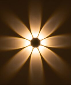 GLOBOSTAR® SOL 60796 Μοντέρνο Φωτιστικό Τοίχου – Απλίκα LED 16W 2000lm 30° AC 220-240V Αδιάβροχο IP65 Θερμό Λευκό 2700K – CREE XPE Chip & TÜV SÜD Driver – Μαύρο Ματ – Μ16 x Π5.5 x Υ16cm – 5 Χρόνια Εγγύηση