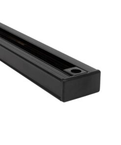 GLOBOSTAR® TRACKOLD-2PH 60875 Διφασική Ράγα 3 Καλωδίων 2L+1N για Σύστημα Ράγας Trackold-2PH AC 220-240V IP20 – Μαύρο Ματ – Μ100 x Π5 x Υ1cm