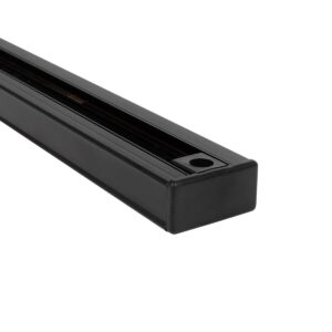 GLOBOSTAR® TRACKOLD-2PH 60875 Διφασική Ράγα 3 Καλωδίων 2L+1N για Σύστημα Ράγας Trackold-2PH AC 220-240V IP20 – Μαύρο Ματ – Μ100 x Π5 x Υ1cm