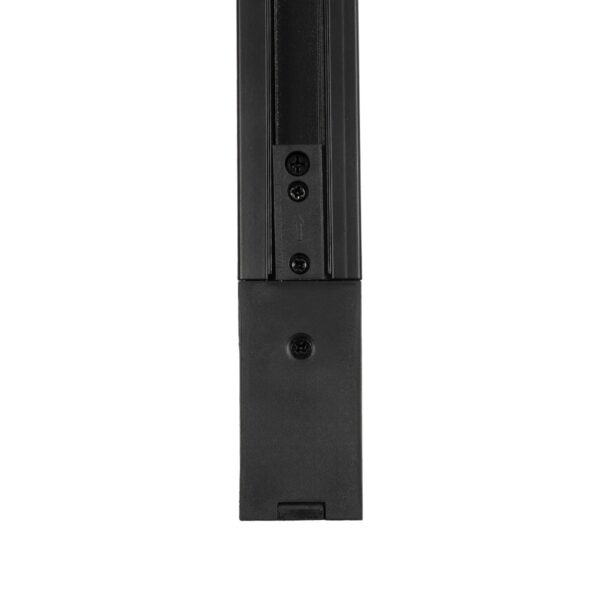 GLOBOSTAR® TRACKOLD-2PH 60875 Διφασική Ράγα 3 Καλωδίων 2L+1N για Σύστημα Ράγας Trackold-2PH AC 220-240V IP20 – Μαύρο Ματ – Μ100 x Π5 x Υ1cm