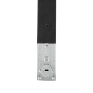 GLOBOSTAR® TRACKOLD-2PH 60875 Διφασική Ράγα 3 Καλωδίων 2L+1N για Σύστημα Ράγας Trackold-2PH AC 220-240V IP20 – Μαύρο Ματ – Μ100 x Π5 x Υ1cm