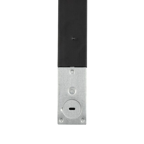 GLOBOSTAR® TRACKOLD-2PH 60875 Διφασική Ράγα 3 Καλωδίων 2L+1N για Σύστημα Ράγας Trackold-2PH AC 220-240V IP20 – Μαύρο Ματ – Μ100 x Π5 x Υ1cm
