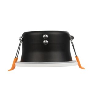 GLOBOSTAR® SIGMA 60892 Χωνευτή Στρόγγυλη Βάση Σποτ Οροφής/Μπάνιου για Λάμπα MR16/GU10 Αδιάβροχο IP65 – Λευκό Αλουμίνιο & Λευκό Γυαλί – Φ8.5 x Υ4.4cm / Q7.5cm