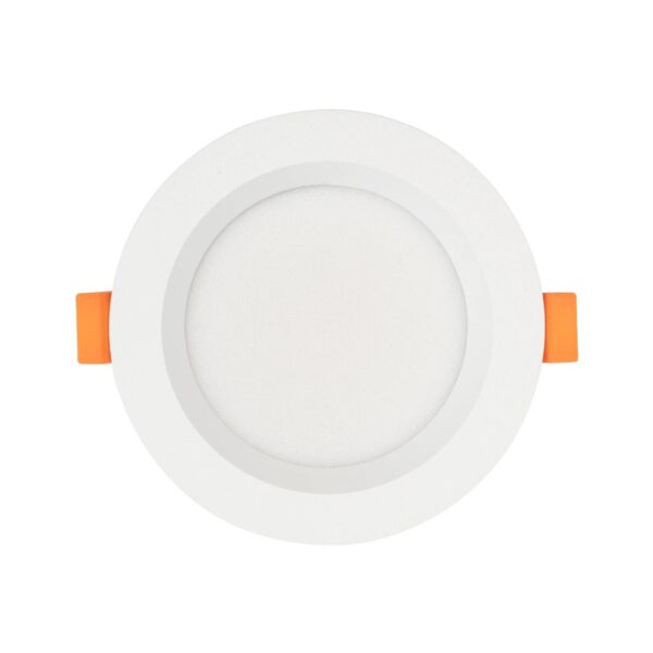 GLOBOSTAR® WATERA 60898 Χωνευτό Downlight Σποτ Panel Μπάνιου & WC LED 12W 1500lm 120° AC 220-240V Αδιάβροχο IP54 Ρυθμιζόμενο Λευκό CCT με Διακόπτη στο Σώμα 2700K/4500K/6000K Dimmable – Lumileds SMD Chip & TÜV SÜD Driver – Λευκό Ματ – Μ10.8 x Π10.8 x Υ3.2cm / Q9cm – 3 Χρόνια Εγγύηση