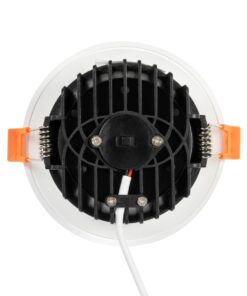 GLOBOSTAR® WATERA 60898 Χωνευτό Downlight Σποτ Panel Μπάνιου & WC LED 12W 1500lm 120° AC 220-240V Αδιάβροχο IP54 Ρυθμιζόμενο Λευκό CCT με Διακόπτη στο Σώμα 2700K/4500K/6000K Dimmable – Lumileds SMD Chip & TÜV SÜD Driver – Λευκό Ματ – Μ10.8 x Π10.8 x Υ3.2cm / Q9cm – 3 Χρόνια Εγγύηση