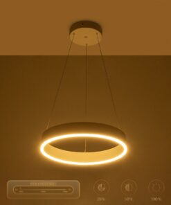 GLOBOSTAR® VENOM 61174 Μοντέρνο Κρεμαστό Φωτιστικό Οροφής LED 30W 3513lm 120° AC 220-240V IP20 Ρυθμιζόμενο Λευκό CCT με Χειριστήριο από 2700K έως 6000K Dimmable – Lumileds SMD Chip – Λευκό Ματ – Μ40 x Π40 x Υ6.5cm – 3 Χρόνια Εγγύηση