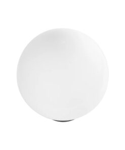 GLOBOSTAR® AGROS 61594 Φωτιστικό Κήπου με Ντουί 1 x E27 AC 220-240V Αδιάβροχο IP65 – Λευκό & Μάυρο – Μ20 x Π20 x Υ22cm