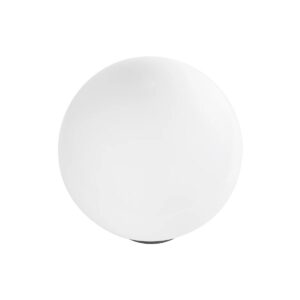 GLOBOSTAR® AGROS 61594 Φωτιστικό Κήπου με Ντουί 1 x E27 AC 220-240V Αδιάβροχο IP65 – Λευκό & Μάυρο – Μ20 x Π20 x Υ22cm