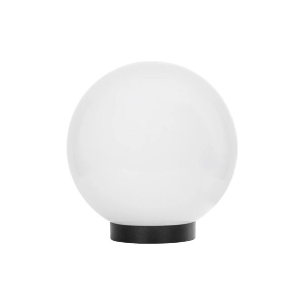 GLOBOSTAR® AGROS 61594 Φωτιστικό Κήπου με Ντουί 1 x E27 AC 220-240V Αδιάβροχο IP65 – Λευκό & Μάυρο – Μ20 x Π20 x Υ22cm