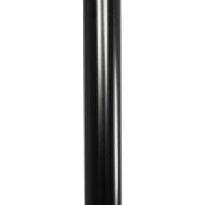 GLOBOSTAR® AGROS 61597 Φωτιστικό Κολωνάκι Κήπου με Ντουί 1 x E27 AC 220-240V Αδιάβροχο IP65 – Λευκό & Μάυρο – Μ30 x Π30 x Υ240cm