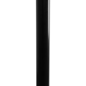 GLOBOSTAR® AGROS 61598 Φωτιστικό Κολωνάκι Κήπου με Ντουί 2 x E27 AC 220-240V Αδιάβροχο IP65 – Λευκό & Μάυρο – Μ75 x Π30 x Υ240cm