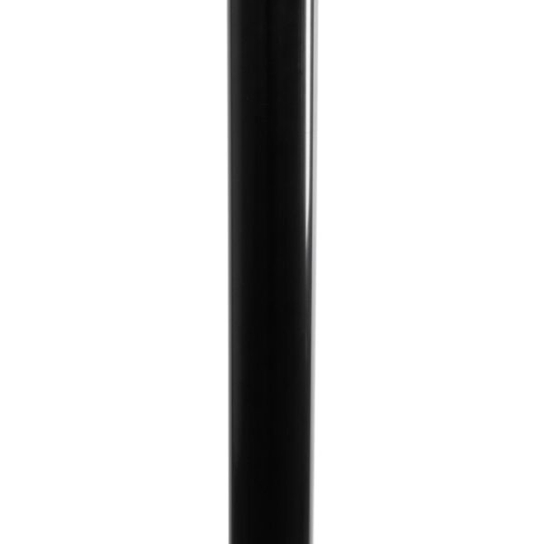 GLOBOSTAR® AGROS 61598 Φωτιστικό Κολωνάκι Κήπου με Ντουί 2 x E27 AC 220-240V Αδιάβροχο IP65 – Λευκό & Μάυρο – Μ75 x Π30 x Υ240cm