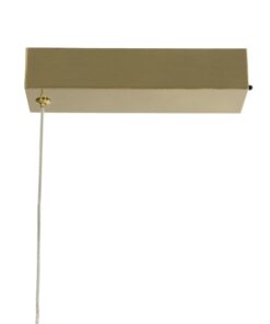 kelvo® GLOW 61662 Μοντέρνο Κρεμαστό Φωτιστικό Οροφής LED 34W 3400lm 360° AC 220-240V IP20 Ρυθμιζόμενο Λευκό CCT με Χειριστήριο από 2700K έως 6000K Dimmable – Lumileds SMD Chip – Χρυσό Πλατίνα & Λευκό Νήμα – Μ120 x Π35 x Υ50cm – 3 Χρόνια Εγγύηση