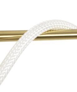 kelvo® GLOW 61663 Μοντέρνο Κρεμαστό Φωτιστικό Οροφής LED 45W 4500lm 360° AC 220-240V IP20 Ρυθμιζόμενο Λευκό CCT με Χειριστήριο από 2700K έως 6000K Dimmable – Lumileds SMD Chip – Χρυσό Πλατίνα & Λευκό Νήμα – Μ150 x Π35 x Υ50cm – 3 Χρόνια Εγγύηση