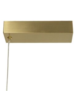 kelvo® GLOW 61664 Μοντέρνο Κρεμαστό Φωτιστικό Οροφής LED 15W 1500lm 360° AC 220-240V IP20 Ρυθμιζόμενο Λευκό CCT με Χειριστήριο από 2700K έως 6000K Dimmable – Lumileds SMD Chip – Χρυσό Πλατίνα & Λευκό Νήμα – Μ120 x Π3 x Υ25cm – 3 Χρόνια Εγγύηση