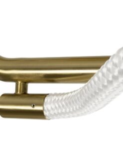 kelvo® GLOW 61684 Μοντέρνο Φωτιστικό Οροφής LED 18W 1800lm 360° AC 220-240V IP20 Ρυθμιζόμενο Λευκό CCT με On/Off 2700K/4500K/6000K – Lumileds SMD Chip – Χρυσό Πλατίνα & Λευκό Νήμα – Μ65 x Π30 x Υ30cm – 3 Χρόνια Εγγύηση