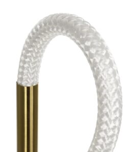 kelvo® GLOW 61685 Μοντέρνο Επιτραπέζιο Φωτιστικό Πορτατίφ LED 18W 1800lm 360° AC 220-240V IP20 Ρυθμιζόμενο Λευκό CCT με Αφή 2700K/4500K/6000K Dimmable – Lumileds SMD Chip – Χρυσό Πλατίνα & Λευκό Νήμα – Μ30 x Π30 x Υ60cm – 3 Χρόνια Εγγύηση