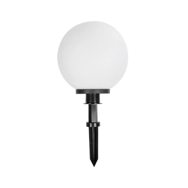 GLOBOSTAR® AGROS 61708 Φωτιστικό Κήπου / Καρφωτό με Ντουί 1 x E27 AC 220-240V Αδιάβροχο IP65 – Λευκό & Μάυρο – Μ30 x Π30 x Υ64cm