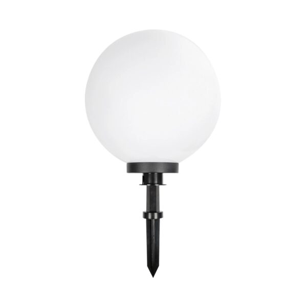 GLOBOSTAR® AGROS 61709 Φωτιστικό Κήπου / Καρφωτό με Ντουί 1 x E27 AC 220-240V Αδιάβροχο IP65 – Λευκό & Μάυρο – Μ40 x Π40 x Υ74cm