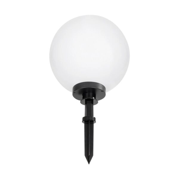 GLOBOSTAR® AGROS 61709 Φωτιστικό Κήπου / Καρφωτό με Ντουί 1 x E27 AC 220-240V Αδιάβροχο IP65 – Λευκό & Μάυρο – Μ40 x Π40 x Υ74cm