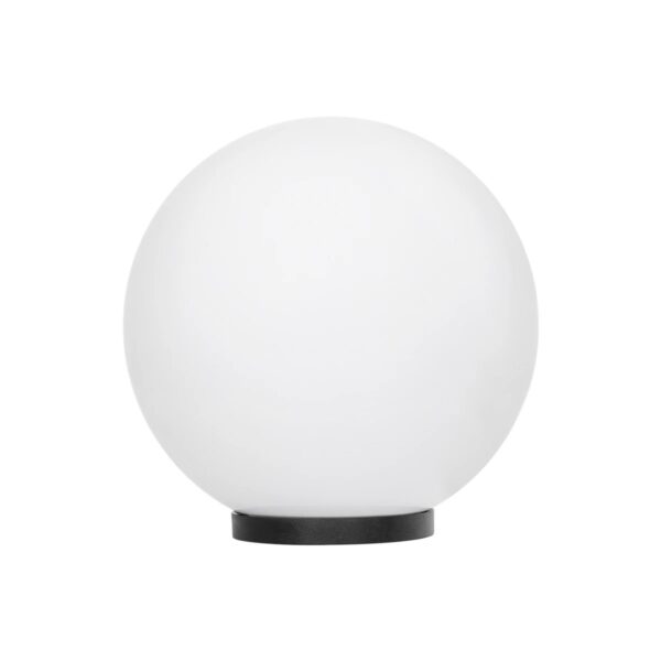 GLOBOSTAR® AGROS 61710 Φωτιστικό Κήπου με Ντουί 1 x E27 AC 220-240V Αδιάβροχο IP65 – Λευκό & Μάυρο – Μ30 x Π30 x Υ32cm
