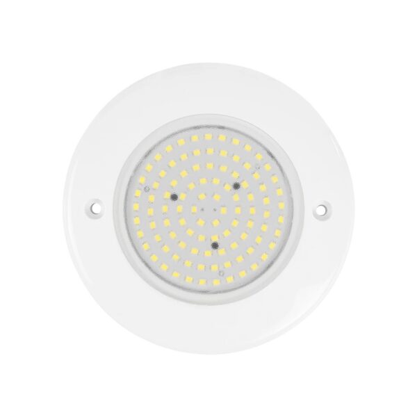 GLOBOSTAR® POOLARTY 61714 Υποβρύχιο Φωτιστικό για Σιντριβάνια/Πισίνες LED 8W 680lm 120° DC 12V Αδιάβροχο IP68 Ψυχρό Λευκό 6000K Dimmable – Bridgelux SMD Chip – 1m VDE Rubber Καλώδιο – Μ13 x Π13 x Υ2cm – 3 Χρόνια Εγγύηση
