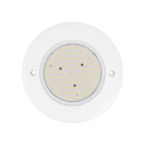 GLOBOSTAR® POOLARTY 61716 Υποβρύχιο Φωτιστικό για Σιντριβάνια/Πισίνες LED 8W 600lm 120° DC 12V Αδιάβροχο IP68 Θερμό Λευκό 2700K Dimmable – Bridgelux SMD Chip – 1m VDE Rubber Καλώδιο – Μ13 x Π13 x Υ2cm – 3 Χρόνια Εγγύηση