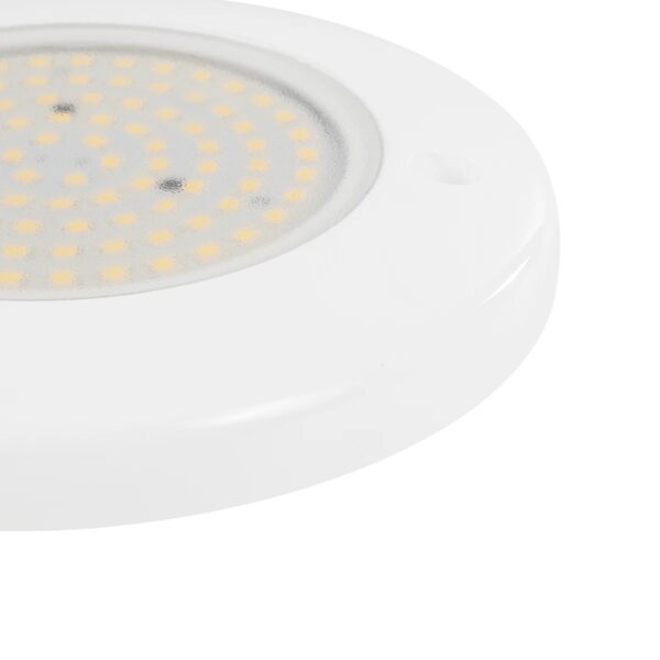 GLOBOSTAR® POOLARTY 61716 Υποβρύχιο Φωτιστικό για Σιντριβάνια/Πισίνες LED 8W 600lm 120° DC 12V Αδιάβροχο IP68 Θερμό Λευκό 2700K Dimmable – Bridgelux SMD Chip – 1m VDE Rubber Καλώδιο – Μ13 x Π13 x Υ2cm – 3 Χρόνια Εγγύηση