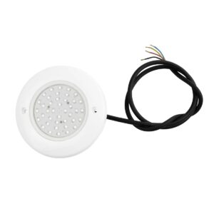 GLOBOSTAR® POOLARTY 61718 Υποβρύχιο Φωτιστικό για Σιντριβάνια/Πισίνες LED 8W 560lm 120° DC 12V Αδιάβροχο IP68 RGB Dimmable – Bridgelux SMD Chip – 1m VDE Rubber Καλώδιο – Μ13 x Π13 x Υ2cm – 3 Χρόνια Εγγύηση