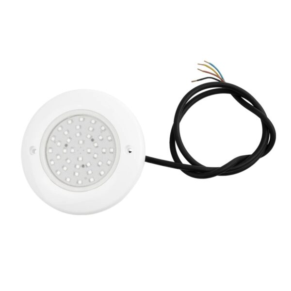 GLOBOSTAR® POOLARTY 61718 Υποβρύχιο Φωτιστικό για Σιντριβάνια/Πισίνες LED 8W 560lm 120° DC 12V Αδιάβροχο IP68 RGB Dimmable – Bridgelux SMD Chip – 1m VDE Rubber Καλώδιο – Μ13 x Π13 x Υ2cm – 3 Χρόνια Εγγύηση
