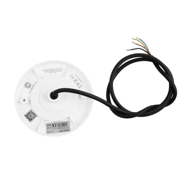 GLOBOSTAR® POOLARTY 61718 Υποβρύχιο Φωτιστικό για Σιντριβάνια/Πισίνες LED 8W 560lm 120° DC 12V Αδιάβροχο IP68 RGB Dimmable – Bridgelux SMD Chip – 1m VDE Rubber Καλώδιο – Μ13 x Π13 x Υ2cm – 3 Χρόνια Εγγύηση