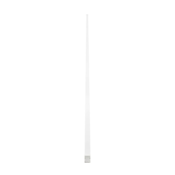 GLOBOSTAR® ALP-LINEAR LUMILINE 61763-3M Επιφανειακό / Κρεμαστό / Επιτοίχιο Προφίλ Αλουμινίου με Λευκό Γαλακτερό Πατητό Κάλυμμα για Ταινίες LED IP20 – Λευκό Ματ – Μ300 x Π3.5 x Υ7cm