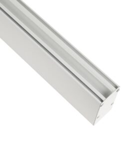 GLOBOSTAR® ALP-LINEAR LUMILINE 61763-3M Επιφανειακό / Κρεμαστό / Επιτοίχιο Προφίλ Αλουμινίου με Λευκό Γαλακτερό Πατητό Κάλυμμα για Ταινίες LED IP20 – Λευκό Ματ – Μ300 x Π3.5 x Υ7cm
