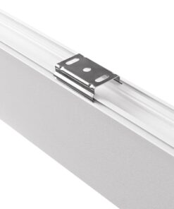 GLOBOSTAR® ALP-LINEAR LUMILINE 61763-3M Επιφανειακό / Κρεμαστό / Επιτοίχιο Προφίλ Αλουμινίου με Λευκό Γαλακτερό Πατητό Κάλυμμα για Ταινίες LED IP20 – Λευκό Ματ – Μ300 x Π3.5 x Υ7cm