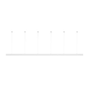 GLOBOSTAR® ALP-LINEAR LUMILINE 61763-3M Επιφανειακό / Κρεμαστό / Επιτοίχιο Προφίλ Αλουμινίου με Λευκό Γαλακτερό Πατητό Κάλυμμα για Ταινίες LED IP20 – Λευκό Ματ – Μ300 x Π3.5 x Υ7cm