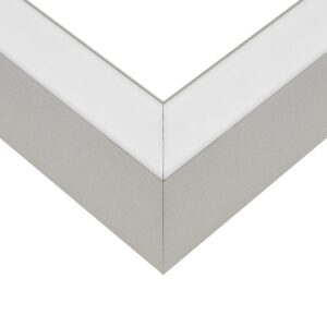 GLOBOSTAR® ALP-CORNER-SIDE90 LUMILINE 61768 Επιφανειακό / Κρεμαστό Προφίλ Αλουμινίου Γωνία με Λευκό Γαλακτερό Πατητό Κάλυμμα για Ταινίες LED IP20 – Γκρι Ανθρακί Ματ – Μ30 x Π3.5 x Υ7cm