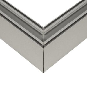 GLOBOSTAR® ALP-CORNER-SIDE90 LUMILINE 61768 Επιφανειακό / Κρεμαστό Προφίλ Αλουμινίου Γωνία με Λευκό Γαλακτερό Πατητό Κάλυμμα για Ταινίες LED IP20 – Γκρι Ανθρακί Ματ – Μ30 x Π3.5 x Υ7cm