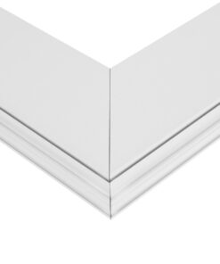 GLOBOSTAR® ALP-CORNER-IN90 LUMILINE 61769 Επιφανειακό / Κρεμαστό Προφίλ Αλουμινίου Γωνία με Λευκό Γαλακτερό Πατητό Κάλυμμα για Ταινίες LED IP20 – Λευκό Ματ – Μ30 x Π3.5 x Υ7cm