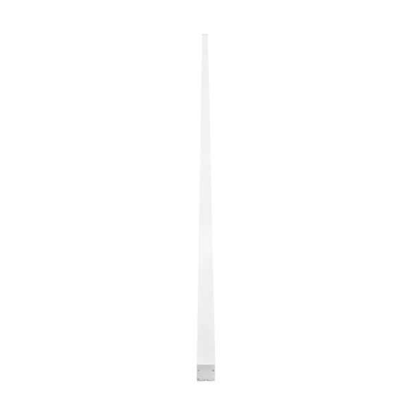 GLOBOSTAR® ALP-LINEAR BRIGHTRAIL 61774-3M Επιφανειακό / Κρεμαστό / Επιτοίχιο Προφίλ Αλουμινίου με Λευκό Γαλακτερό Πατητό Κάλυμμα για Ταινίες LED IP20 – Λευκό Ματ – Μ300 x Π5 x Υ7.5cm