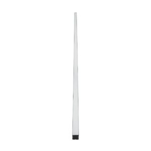 GLOBOSTAR® ALP-LINEAR BRIGHTRAIL 61775-3M Επιφανειακό / Κρεμαστό / Επιτοίχιο Προφίλ Αλουμινίου με Λευκό Γαλακτερό Πατητό Κάλυμμα για Ταινίες LED IP20 – Μαύρο Ματ – Μ300 x Π5 x Υ7.5cm