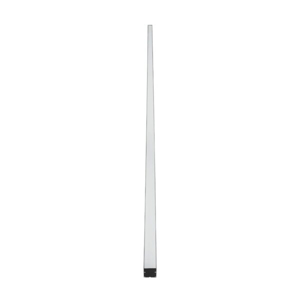GLOBOSTAR® ALP-LINEAR BRIGHTRAIL 61775-3M Επιφανειακό / Κρεμαστό / Επιτοίχιο Προφίλ Αλουμινίου με Λευκό Γαλακτερό Πατητό Κάλυμμα για Ταινίες LED IP20 – Μαύρο Ματ – Μ300 x Π5 x Υ7.5cm
