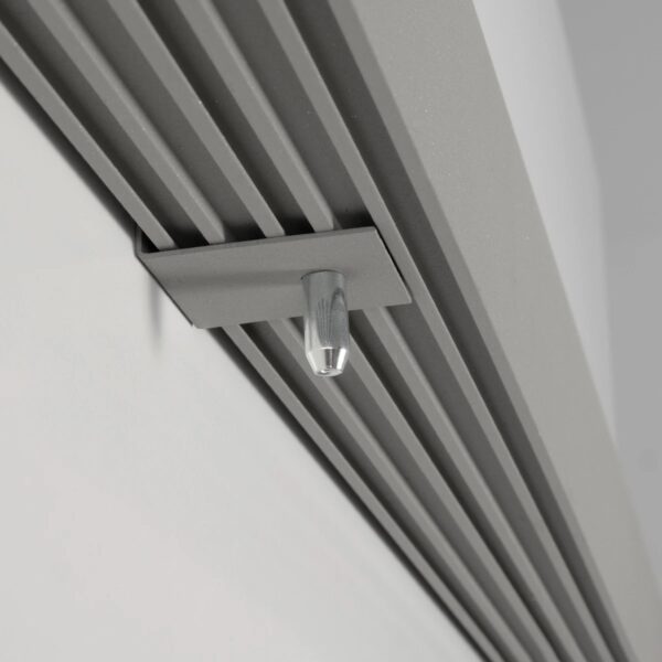 GLOBOSTAR® ALP-LINEAR BRIGHTRAIL 61776-3M Επιφανειακό / Κρεμαστό / Επιτοίχιο Προφίλ Αλουμινίου με Λευκό Γαλακτερό Πατητό Κάλυμμα για Ταινίες LED IP20 – Γκρι Ανθρακί Ματ – Μ300 x Π5 x Υ7.5cm