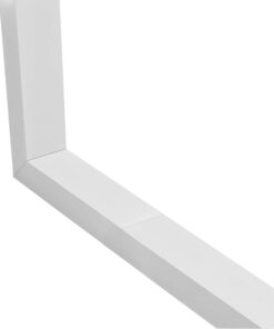 GLOBOSTAR® ALP-CORNER-SIDE90 BRIGHTRAIL 61777 Επιφανειακό / Κρεμαστό Προφίλ Αλουμινίου Γωνία με Λευκό Γαλακτερό Πατητό Κάλυμμα για Ταινίες LED IP20 – Λευκό Ματ – Μ30 x Π5 x Υ7.5cm