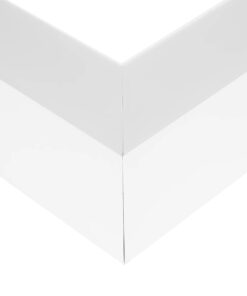 GLOBOSTAR® ALP-CORNER-SIDE90 BRIGHTRAIL 61777 Επιφανειακό / Κρεμαστό Προφίλ Αλουμινίου Γωνία με Λευκό Γαλακτερό Πατητό Κάλυμμα για Ταινίες LED IP20 – Λευκό Ματ – Μ30 x Π5 x Υ7.5cm