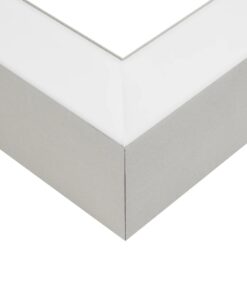 GLOBOSTAR® ALP-CORNER-SIDE90 BRIGHTRAIL 61779 Επιφανειακό / Κρεμαστό Προφίλ Αλουμινίου Γωνία με Λευκό Γαλακτερό Πατητό Κάλυμμα για Ταινίες LED IP20 – Γκρι Ανθρακί Ματ – Μ30 x Π5 x Υ7.5cm