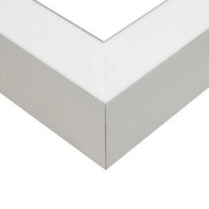 GLOBOSTAR® ALP-CORNER-SIDE90 BRIGHTRAIL 61779 Επιφανειακό / Κρεμαστό Προφίλ Αλουμινίου Γωνία με Λευκό Γαλακτερό Πατητό Κάλυμμα για Ταινίες LED IP20 – Γκρι Ανθρακί Ματ – Μ30 x Π5 x Υ7.5cm