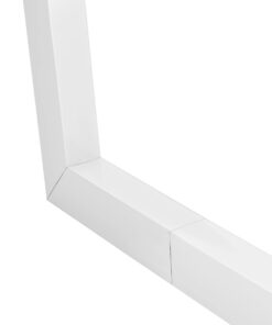 GLOBOSTAR® ALP-CORNER-IN90 BRIGHTRAIL 61780 Επιφανειακό / Κρεμαστό Προφίλ Αλουμινίου Γωνία με Λευκό Γαλακτερό Πατητό Κάλυμμα για Ταινίες LED IP20 – Λευκό Ματ – Μ30 x Π5 x Υ7.5cm