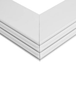 GLOBOSTAR® ALP-CORNER-IN90 BRIGHTRAIL 61780 Επιφανειακό / Κρεμαστό Προφίλ Αλουμινίου Γωνία με Λευκό Γαλακτερό Πατητό Κάλυμμα για Ταινίες LED IP20 – Λευκό Ματ – Μ30 x Π5 x Υ7.5cm