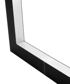 GLOBOSTAR® ALP-CORNER-IN90 BRIGHTRAIL 61781 Επιφανειακό / Κρεμαστό Προφίλ Αλουμινίου Γωνία με Λευκό Γαλακτερό Πατητό Κάλυμμα για Ταινίες LED IP20 – Μαύρο Ματ – Μ30 x Π5 x Υ7.5cm