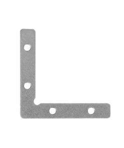 GLOBOSTAR® LUMILINE 61783 Σύνδεσμος Γ Επέκτασης Προφίλ Αλουμινίου – Ασημί – Μ4.6 x Π0.8 x Υ4.6cm